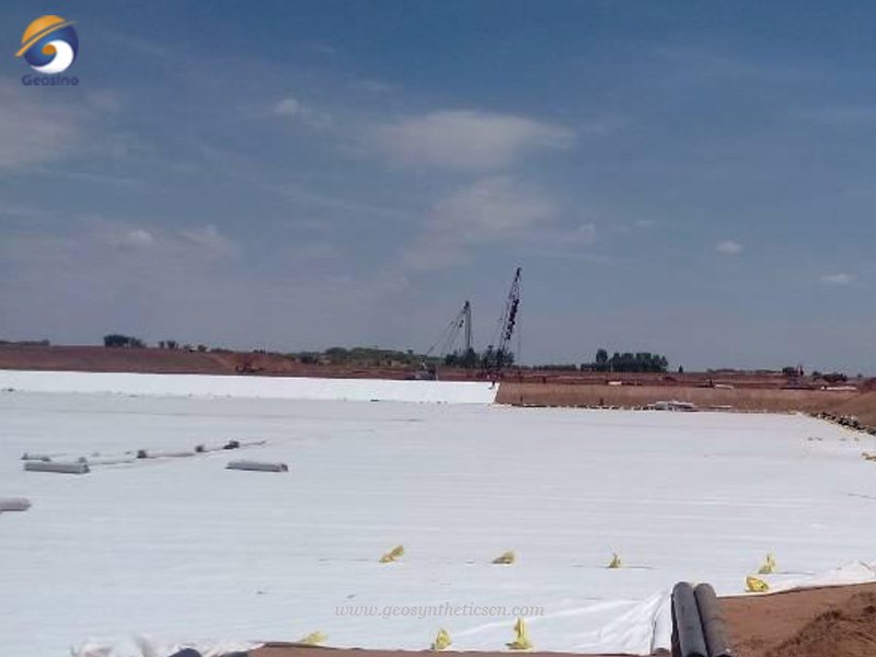 Short Fiber Needle Punched Geotextile Fabric for Reservoir Project in Turkey