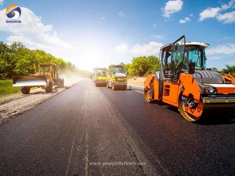 Heat Treated Nonwoven Geotextile Faric for Road Pavement Project in Australia