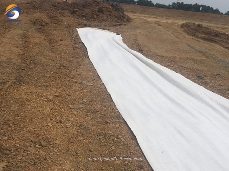 Polypropylene Needle Punched Geotextile for Road Construction Project in Malaysia