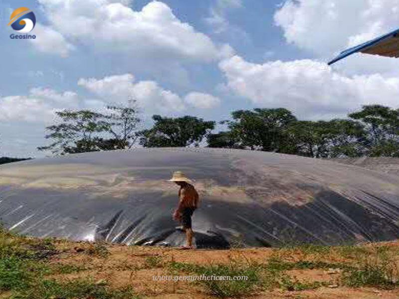 RPE Pond Liner for Biogas Digester Projects in Indonesia