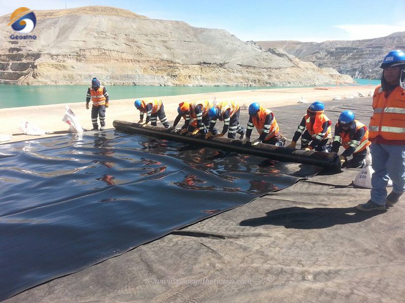 HDPE Geomembrane Dam Liner for Irrigation Reservoir Project sin Morocco