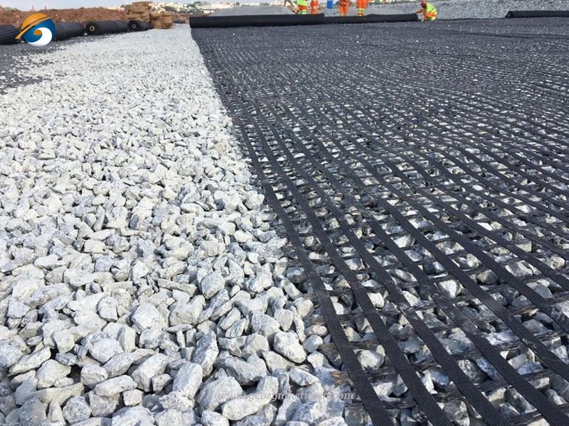 Fiberglass Geogrid Fabric for Road Construction Project in Indonesia