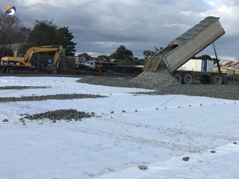 Non Woven Geotextile Fabric for Road Construction Project in Thailand