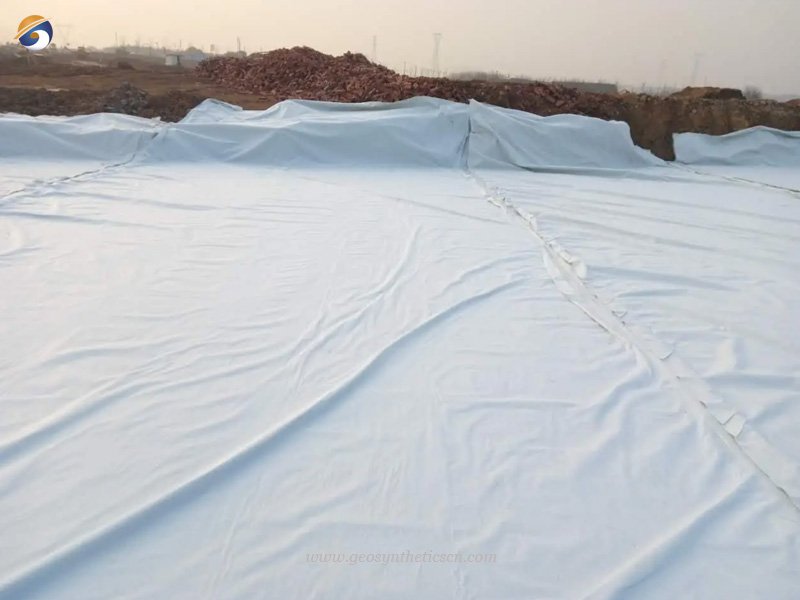 Polyester Geotextile Sheet for Road Contruction Project in Kenya