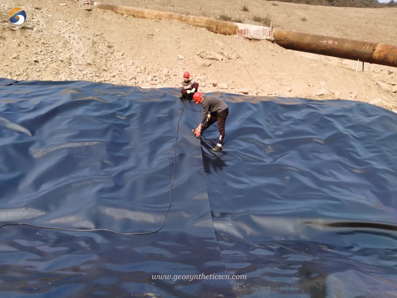 HDPE Impermeable Membrane for Tailing Treatment Project in Peru