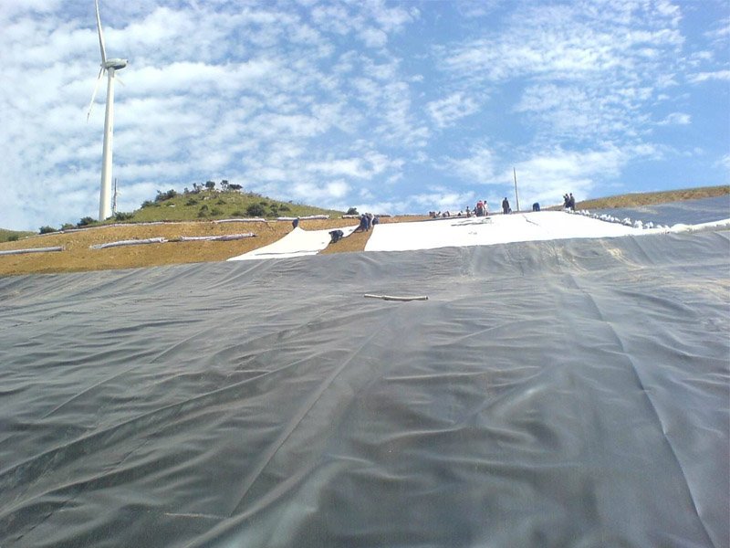 Waterproof 60mil HDPE Geomembrane 1.5mm for Landfill