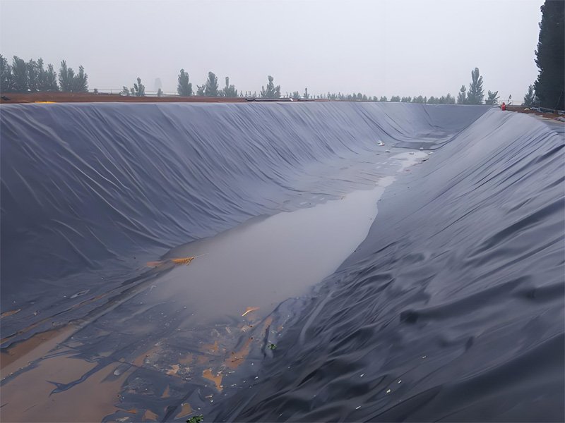 HDPE Geomembrane pond liner for Landfill Project