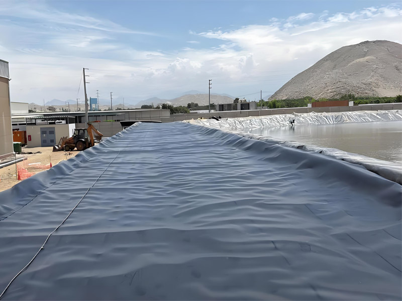 Plastic HDPE Geomembrane Liner for Landfill Project